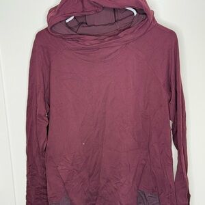 lululemon athletica Burgundy Hooded Sweater